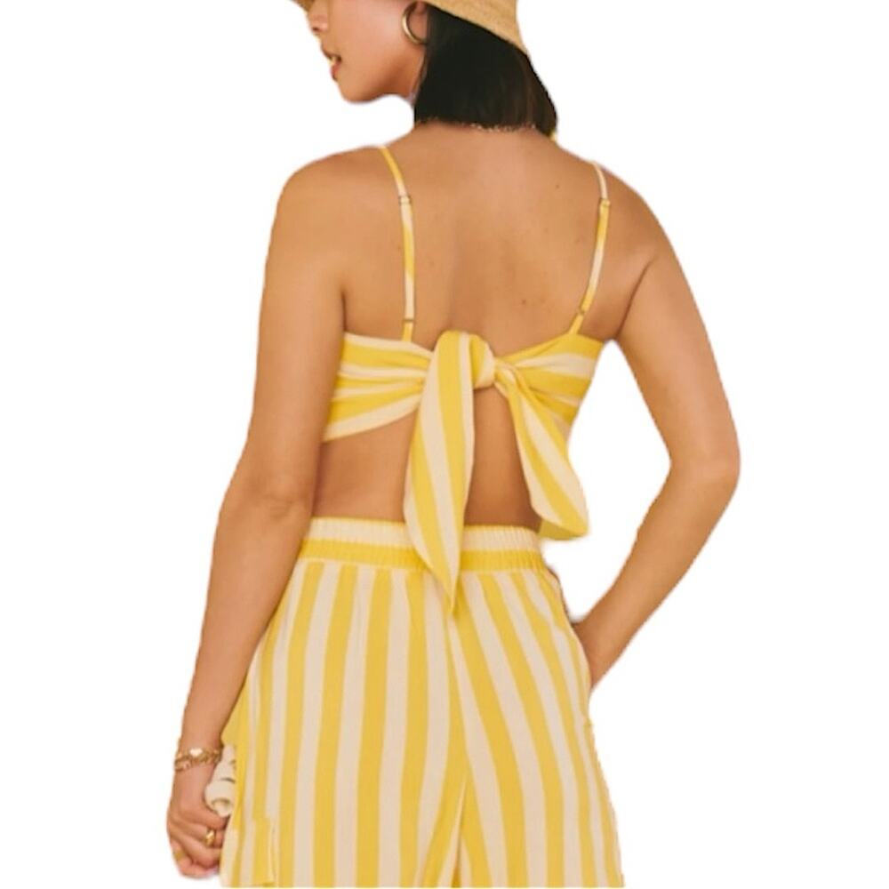 NWT Show Me Your MuMu Scarf Top in Sunny Stripe Size Small Retail $98 - Picture 5 of 8